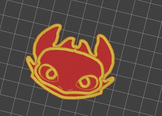 Móc khóa Rồng Toothless phong cách Nightfury