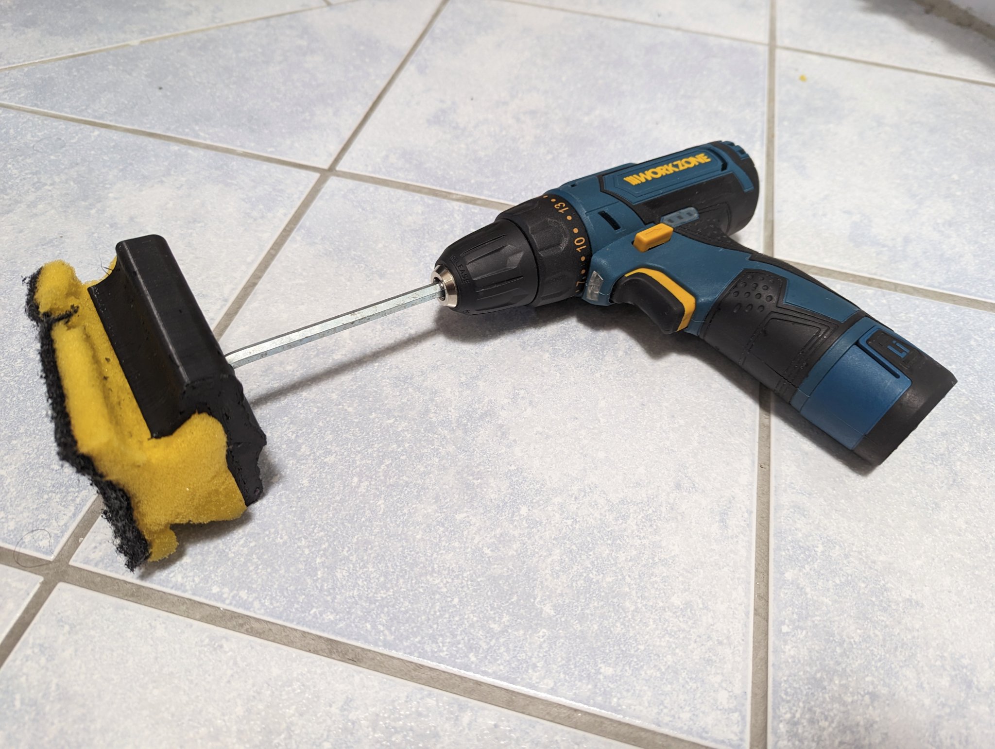 Bộ chuyển đổi gắn bọt biển cho máy khoan vệ sinh