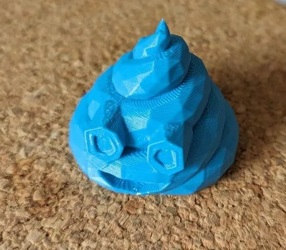 Biểu tượng phân - Thiết kế Low Poly