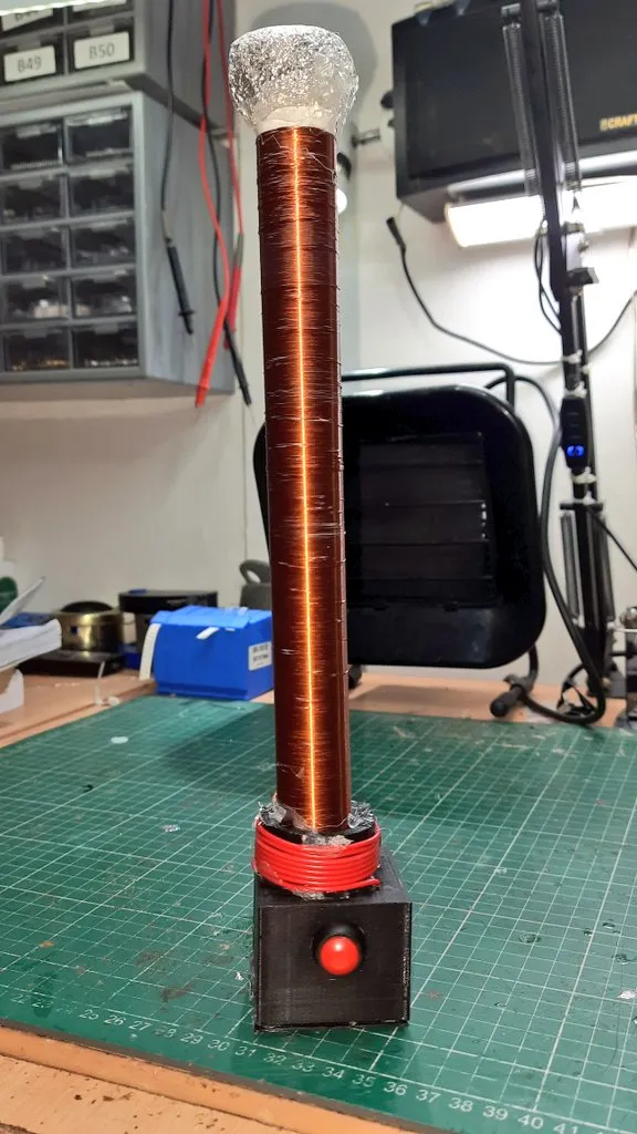 Giá đỡ cuộn Tesla cho máy phát Slayer