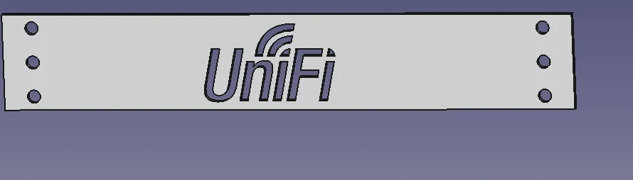 Mặt trước giá đỡ 10" cho thiết bị Unifi