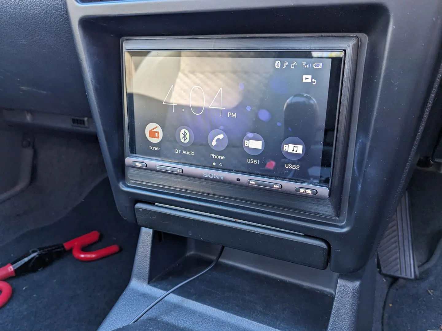 Khung viền double-DIN cho đầu Sony XAV-AX3200 và XAV-AX5000