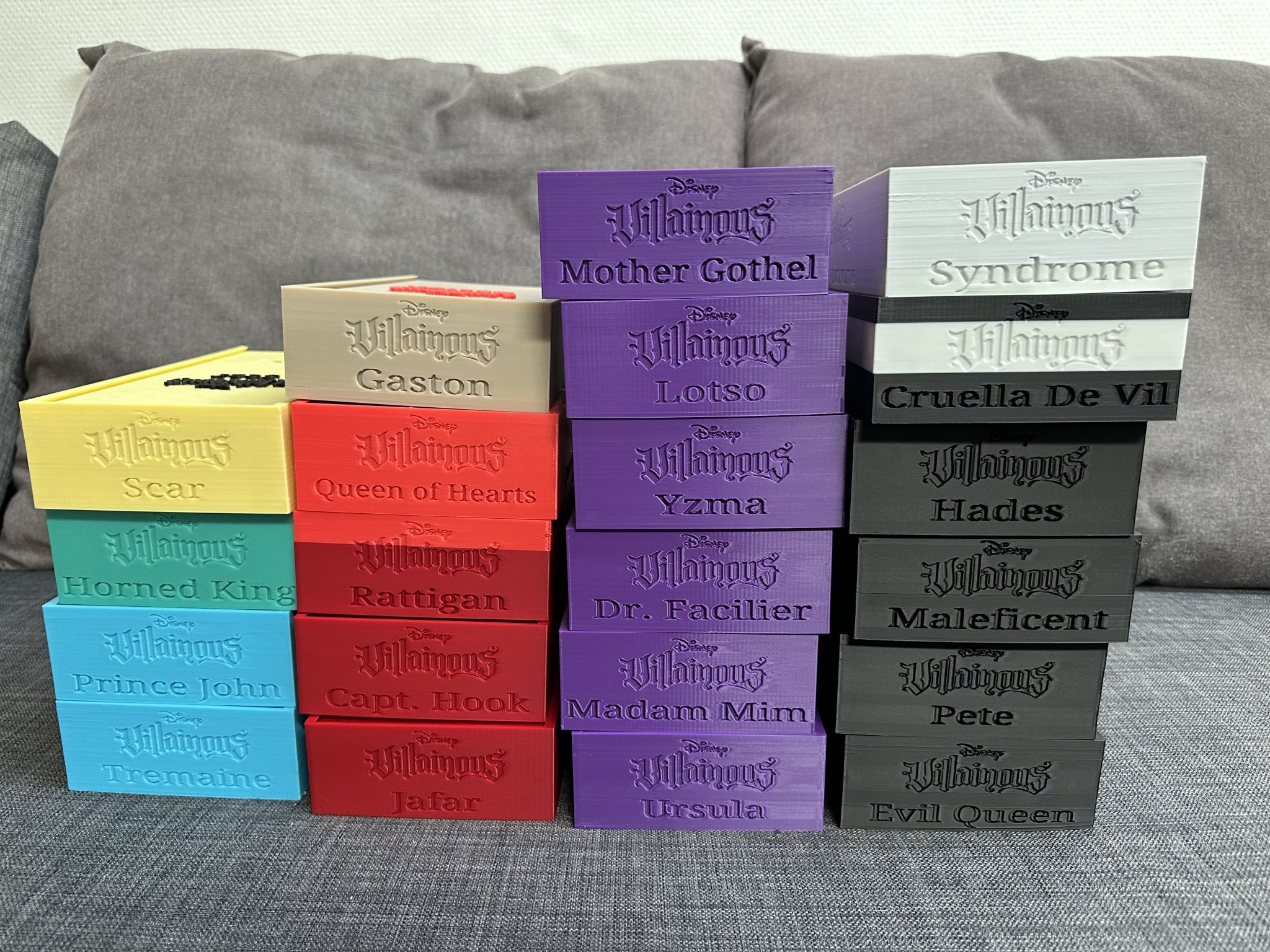 Hộp nhân vật phản diện cho các nhân vật Disney