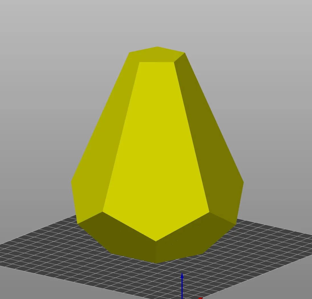 Bình hoa hình kim cương hiện đại và phong cách