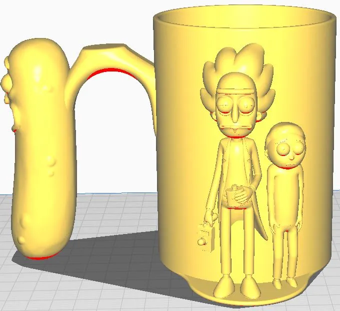 Giá đỡ bút Rick và Morty với thiết kế độc đáo