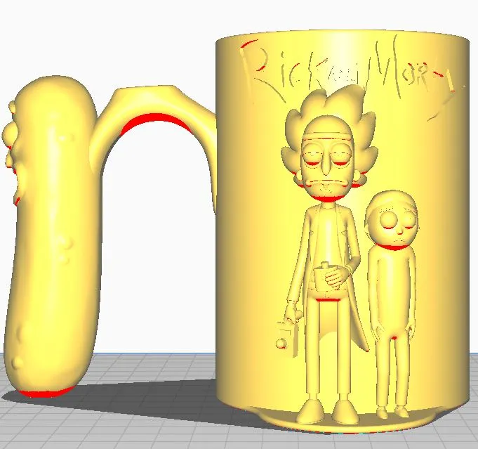 Giá đỡ bút Rick và Morty với thiết kế độc đáo