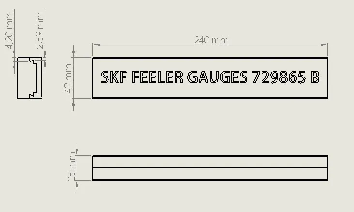 Vỏ cho thước đo cảm biến SKF 729865 B