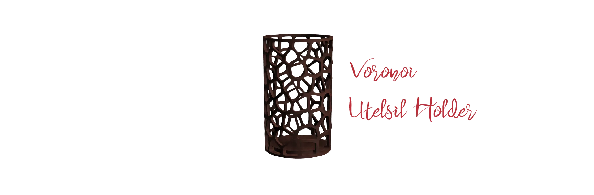 Giá đỡ dụng cụ nhà bếp họa tiết Voronoi