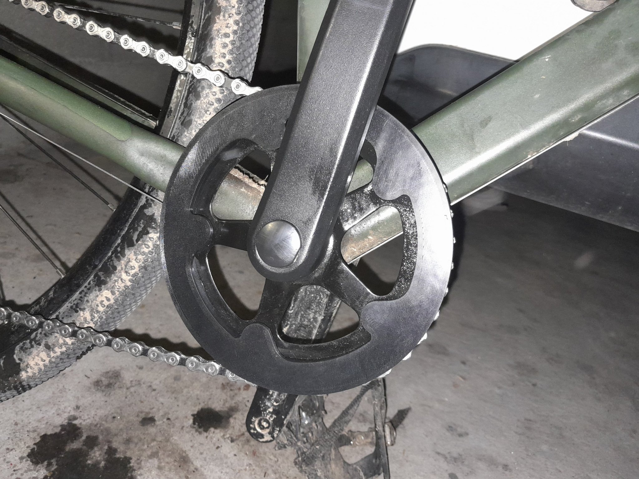 Bộ bảo vệ xích xe đạp 38 răng (Decalthlon Van Rysel)