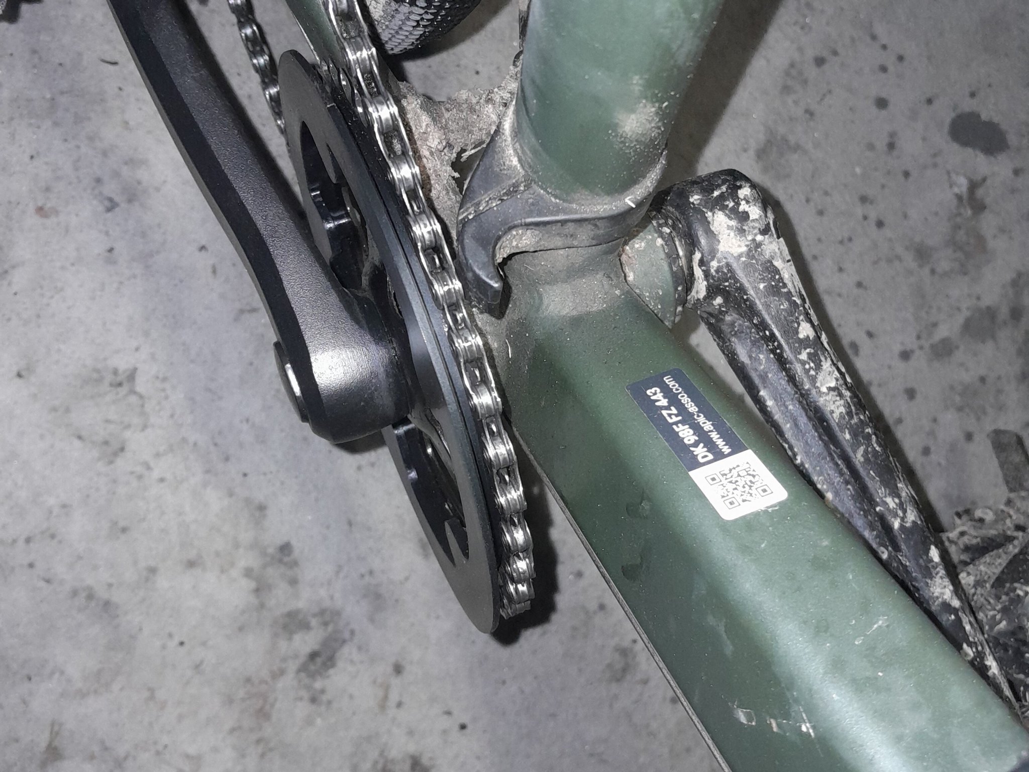 Bộ bảo vệ xích xe đạp 38 răng (Decalthlon Van Rysel)