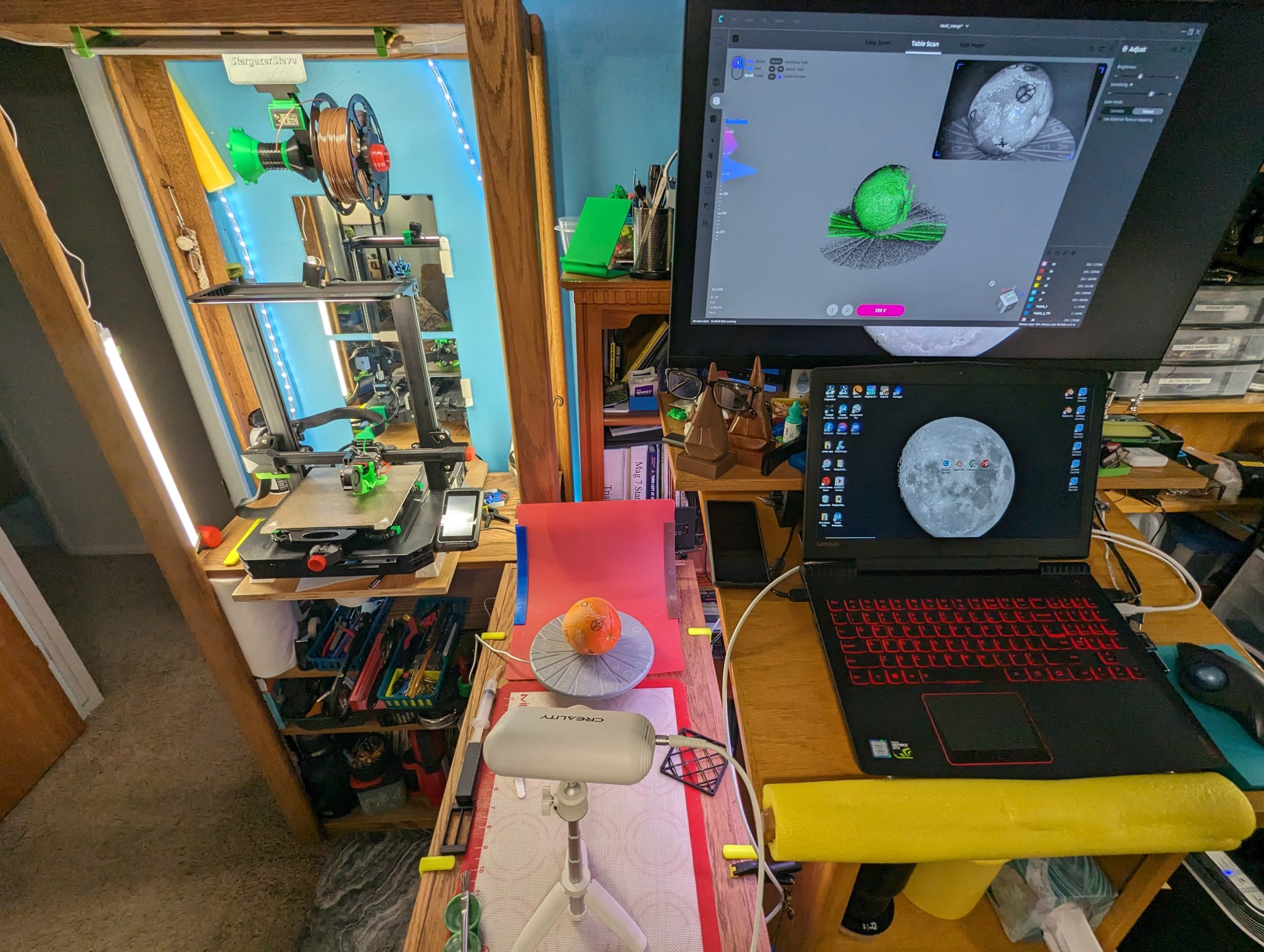 Cam navel in 3D với màu sắc tự nhiên