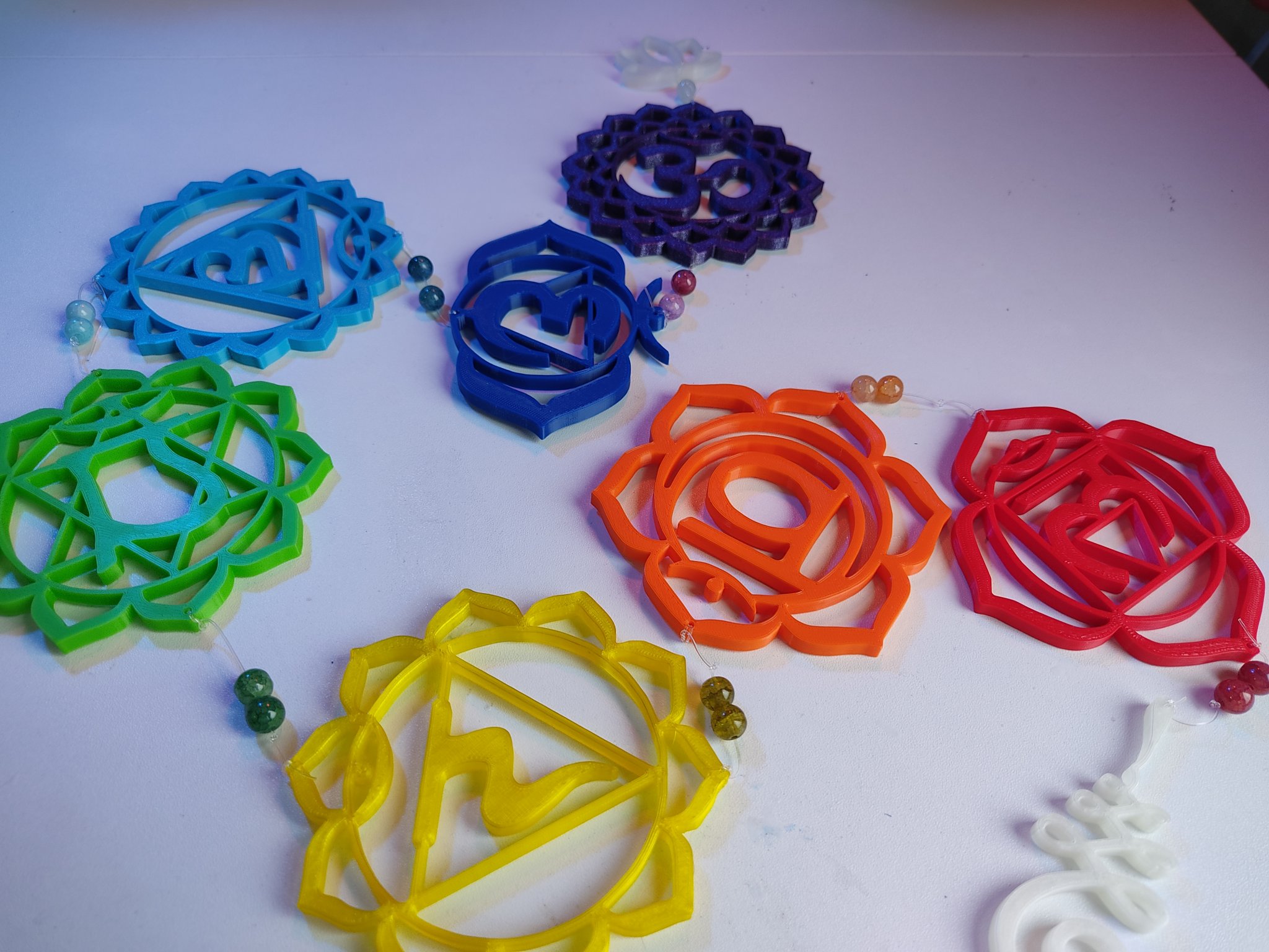 Bộ treo 7 chakra nghệ thuật cho không gian sống