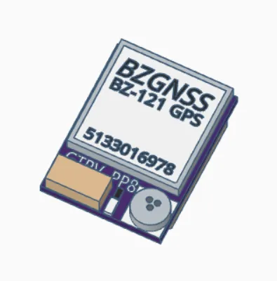 Mô hình mô phỏng GPS BZGNSS BN-121 cho thiết kế 3D