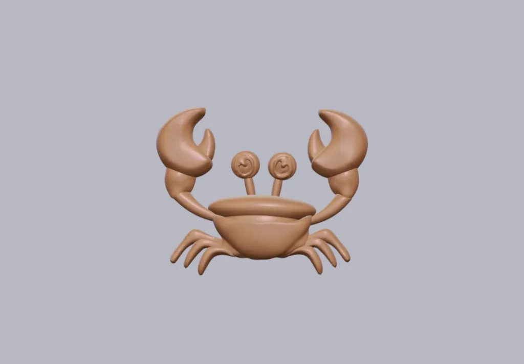 Cua Elvis dễ in, đồ chơi bãi biển tuyệt vời