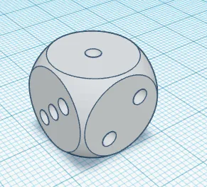 Xúc xắc có tổng số mặt bằng 7 cho trò chơi bàn