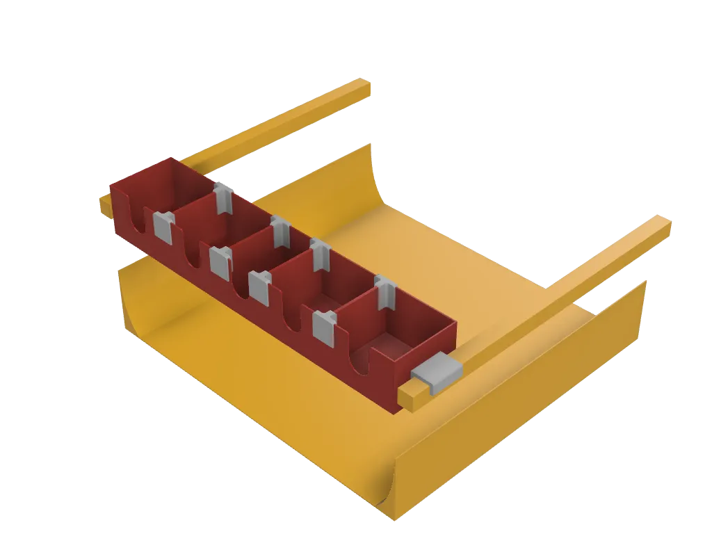 Hộp đựng trà trượt cho ngăn kéo Ikea Metod rộng 40cm