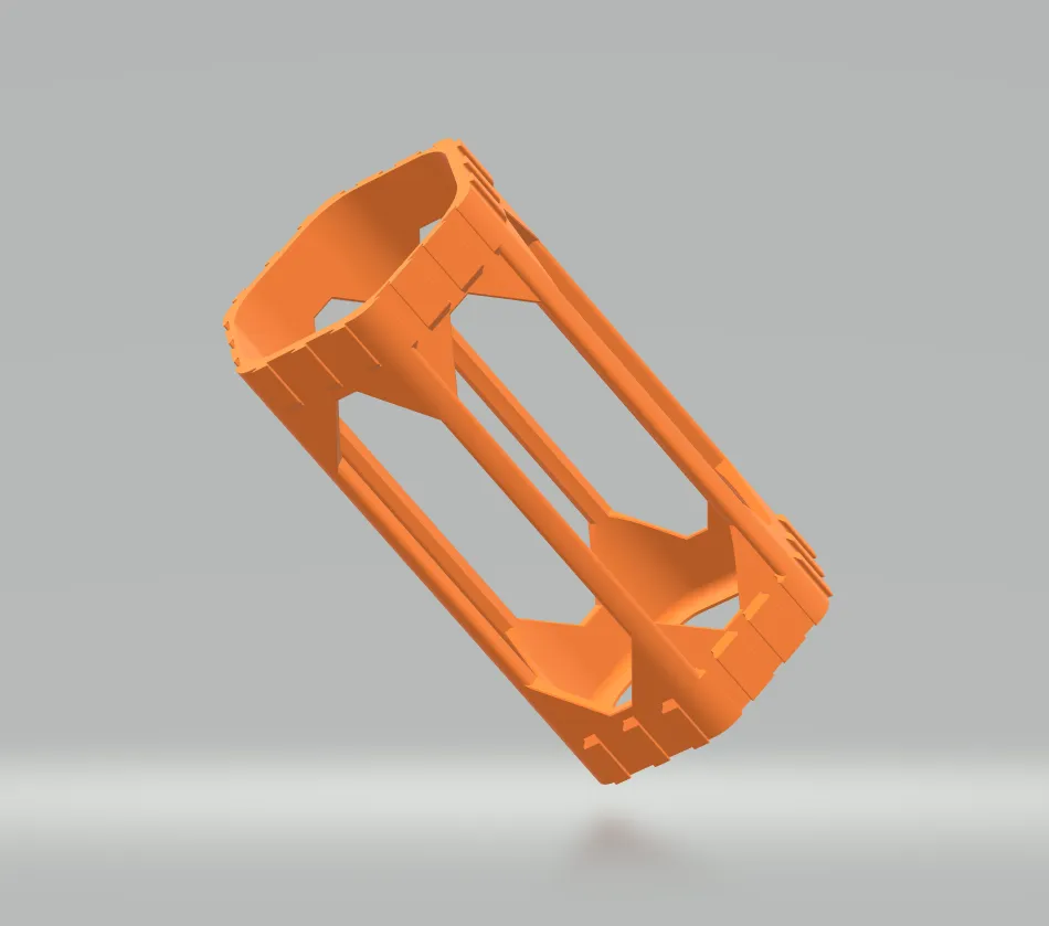 Giá đỡ chai nước lồng ghép hình tổ ong nhỏ gọn