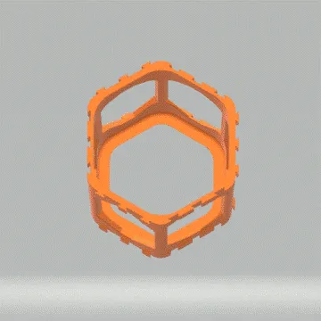 Giá đỡ chai nước lồng ghép hình tổ ong nhỏ gọn