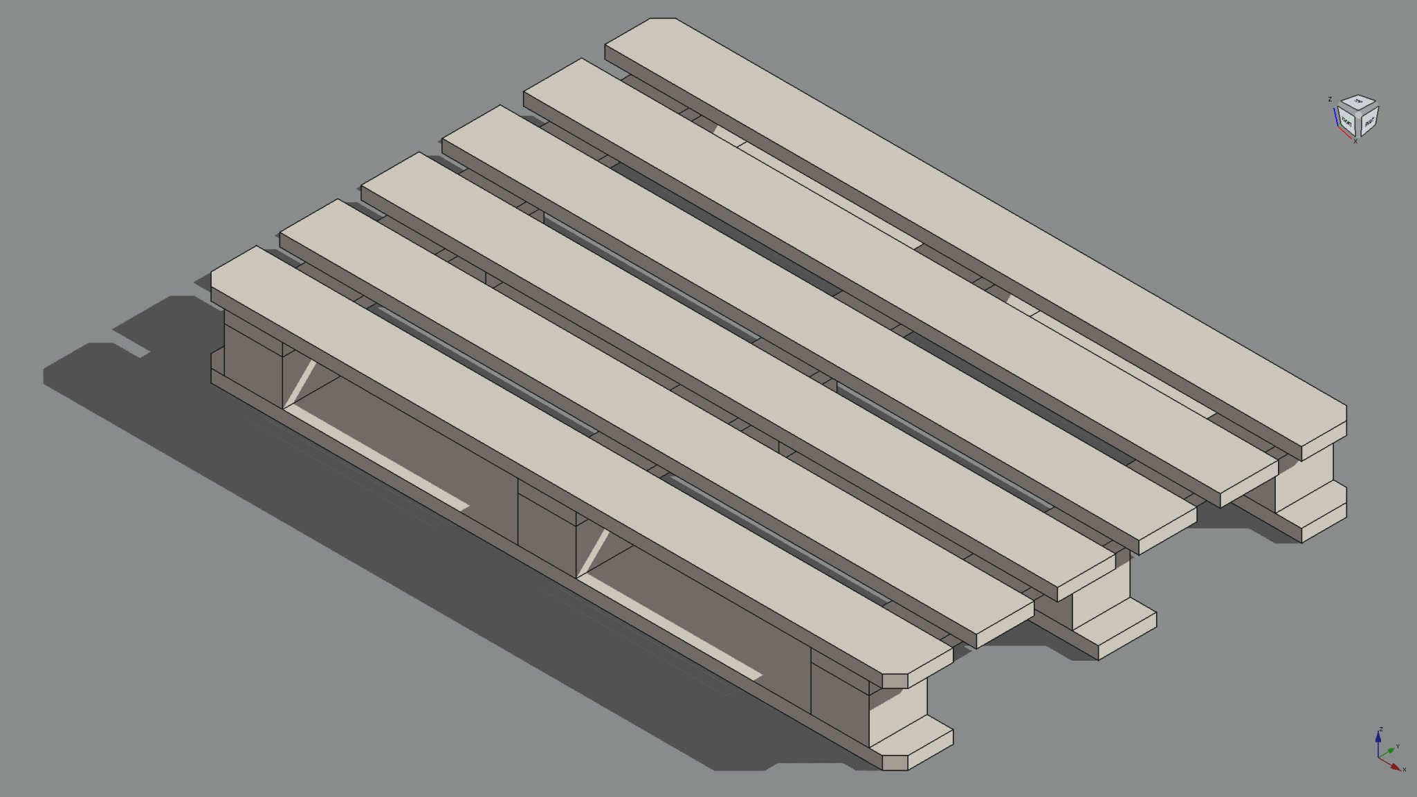 Bảng Euro tiêu chuẩn kích thước 800mm x 1200mm x 144mm