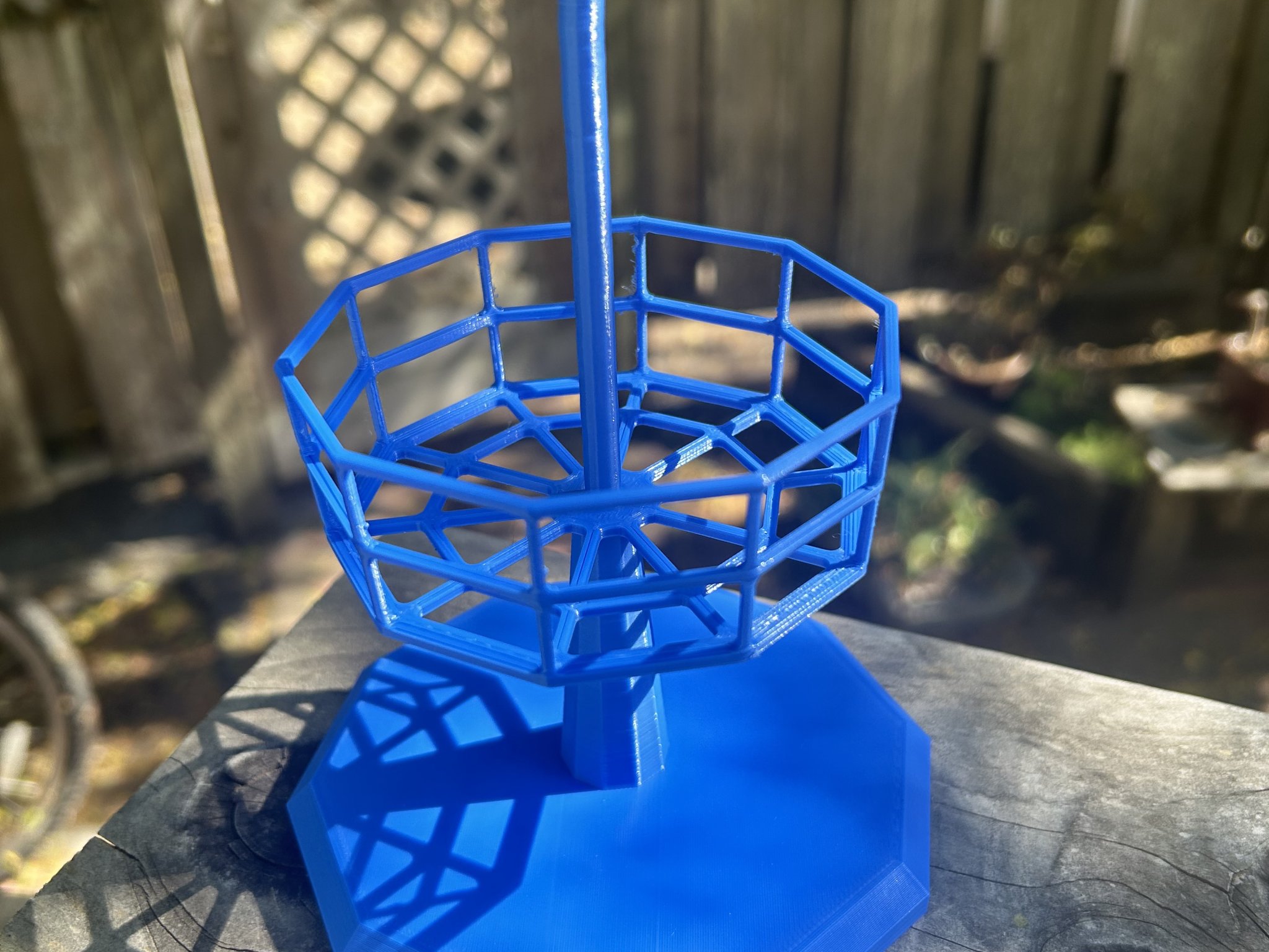 Lỗ golf đĩa mini kích thước nắp chai