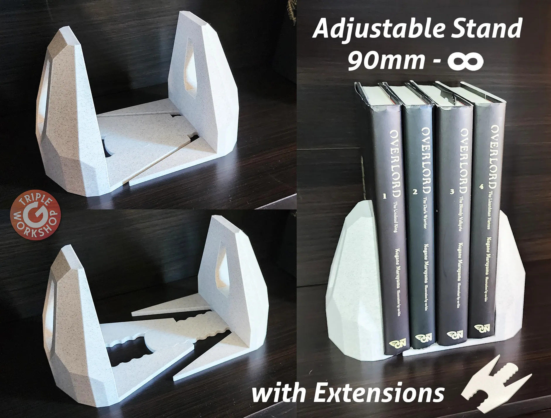 Giá đỡ điều chỉnh với phần mở rộng linh hoạt