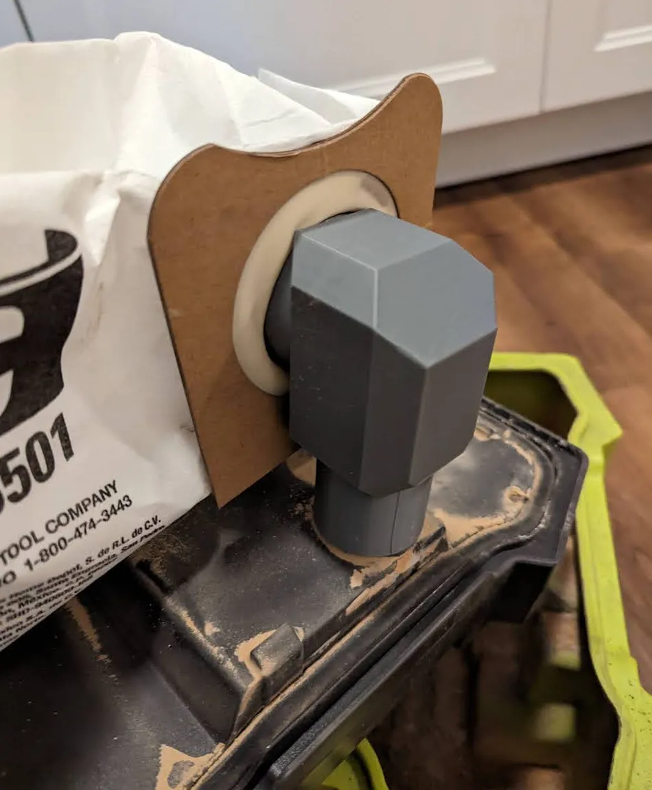 Bộ chuyển đổi túi bụi cho máy hút bụi Ryobi 18V