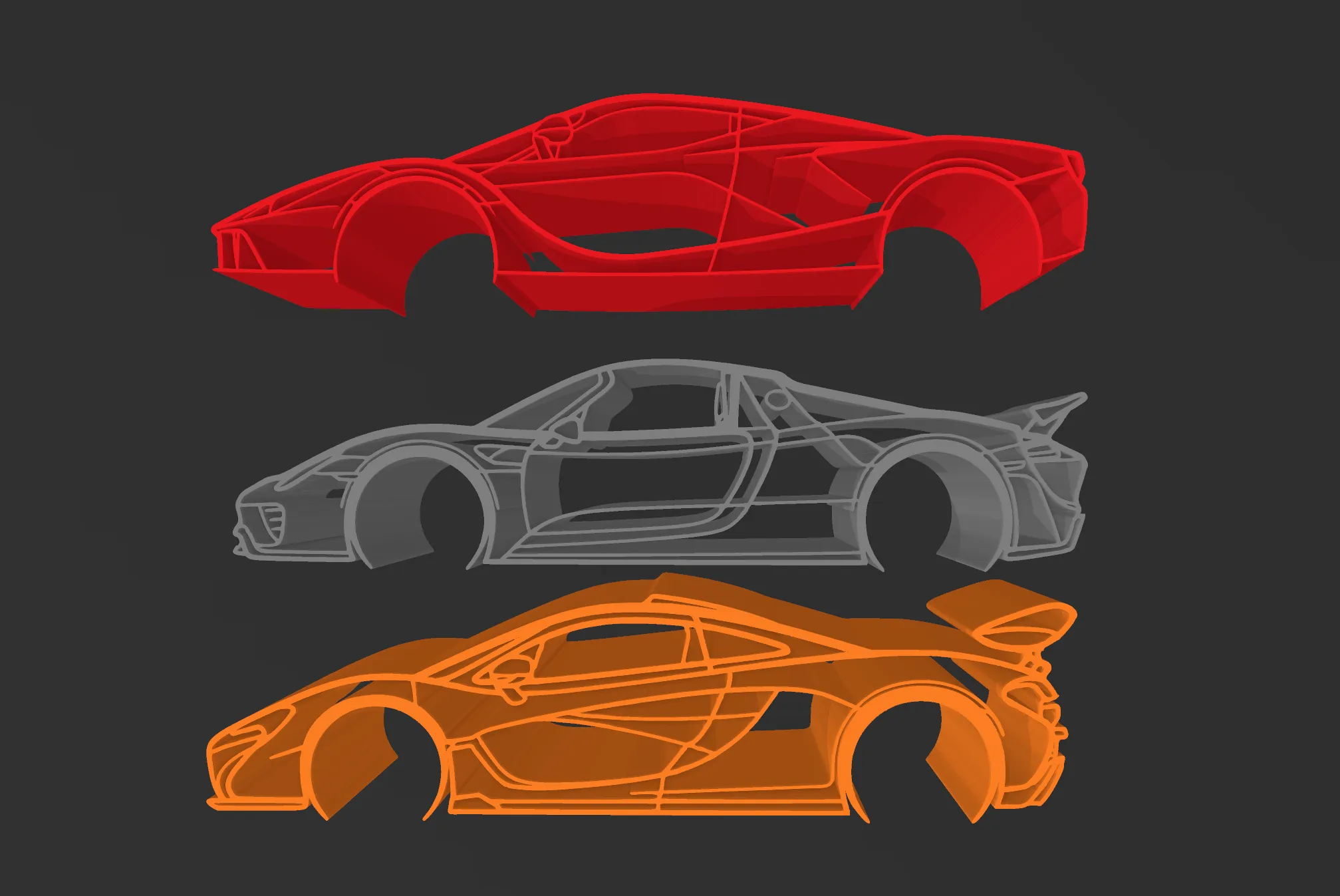 Ba Siêu Xe Kết Hợp: Ferrari LaFerrari, McLaren P1, Porsche 918