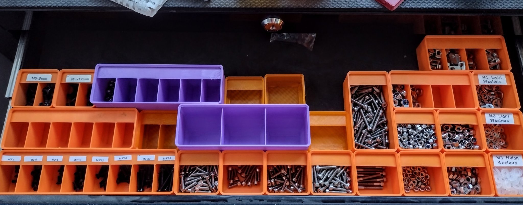 Khối Ultra LITE Gridfinity cho hộp chứa linh kiện nhỏ