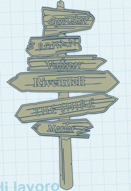 Dấu trang Chúa tể những chiếc nhẫn phiên bản kết hợp