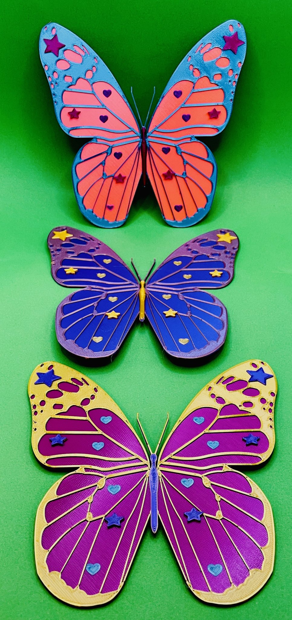 Bướm Nhiều Màu Sắc Cho Người Yêu Thích Hình Dạng và Màu Sắc