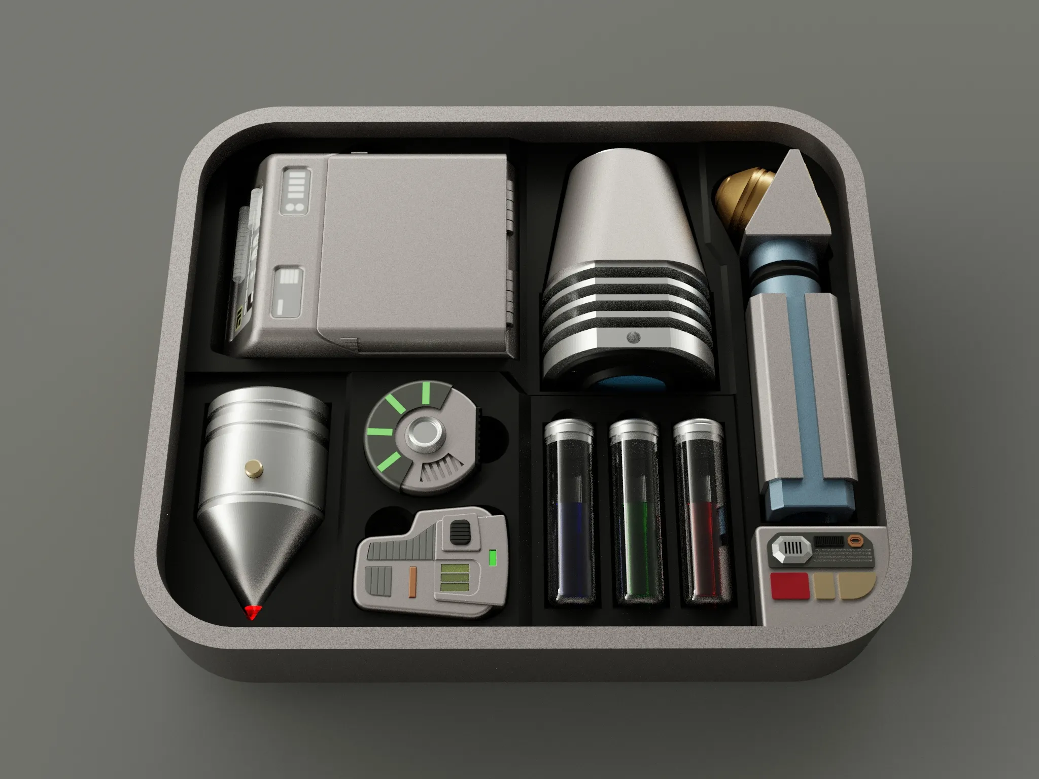 Bộ dụng cụ exoscalpel từ Star Trek TNG và Voyager