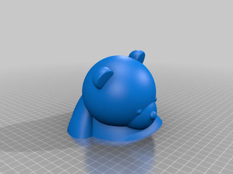 Đèn chụp hình gấu ngồi dễ thương