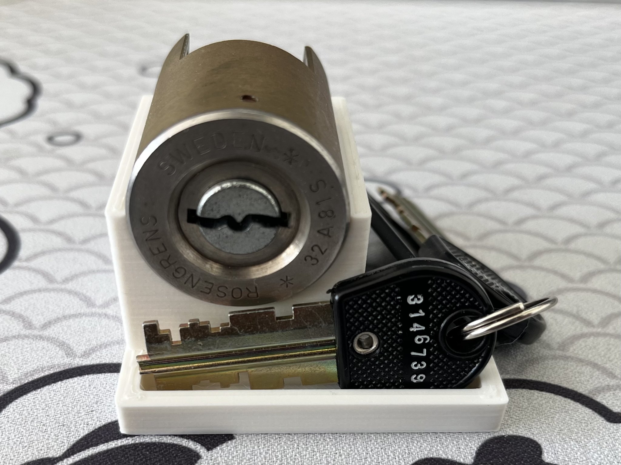 Giá đỡ hình trụ Rosengren cho khóa