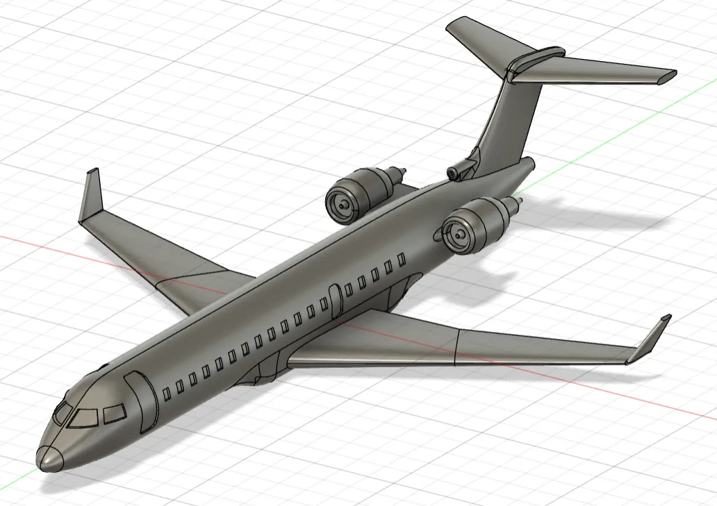 Mô hình máy bay Bombardier CRJ700 tỷ lệ 1:400