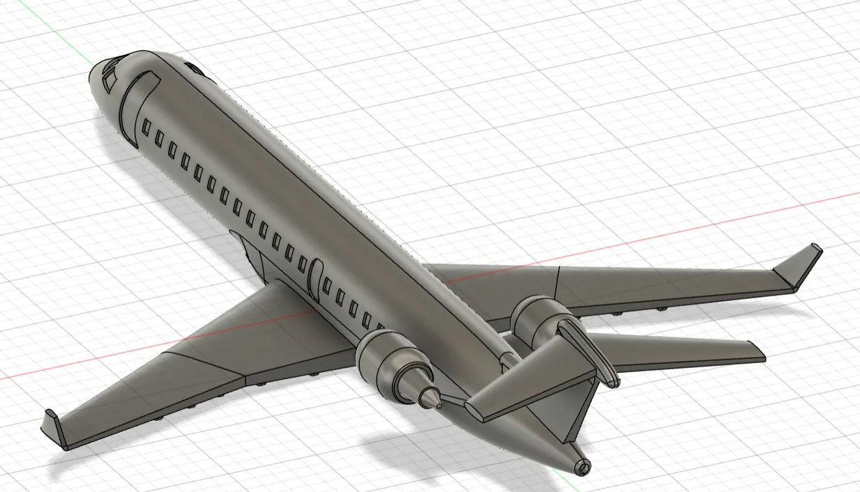 Mô hình máy bay Bombardier CRJ700 tỷ lệ 1:400