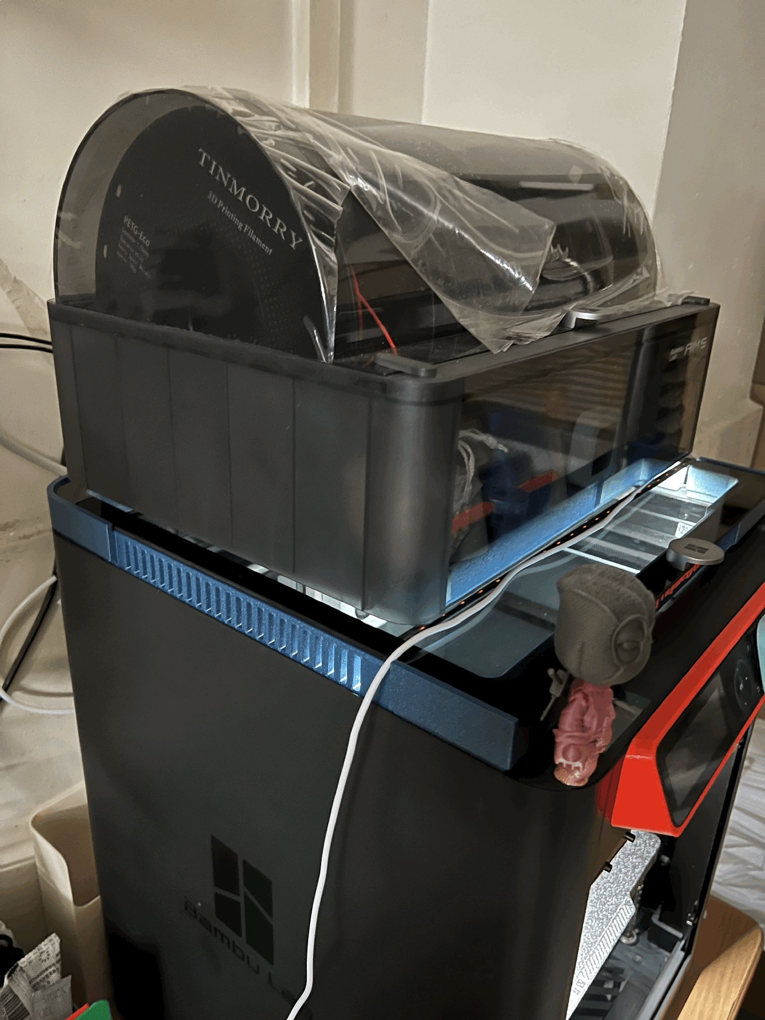 Giải pháp tăng chiều cao đỉnh máy Bambu P1P, P1S, X1 lên 25mm