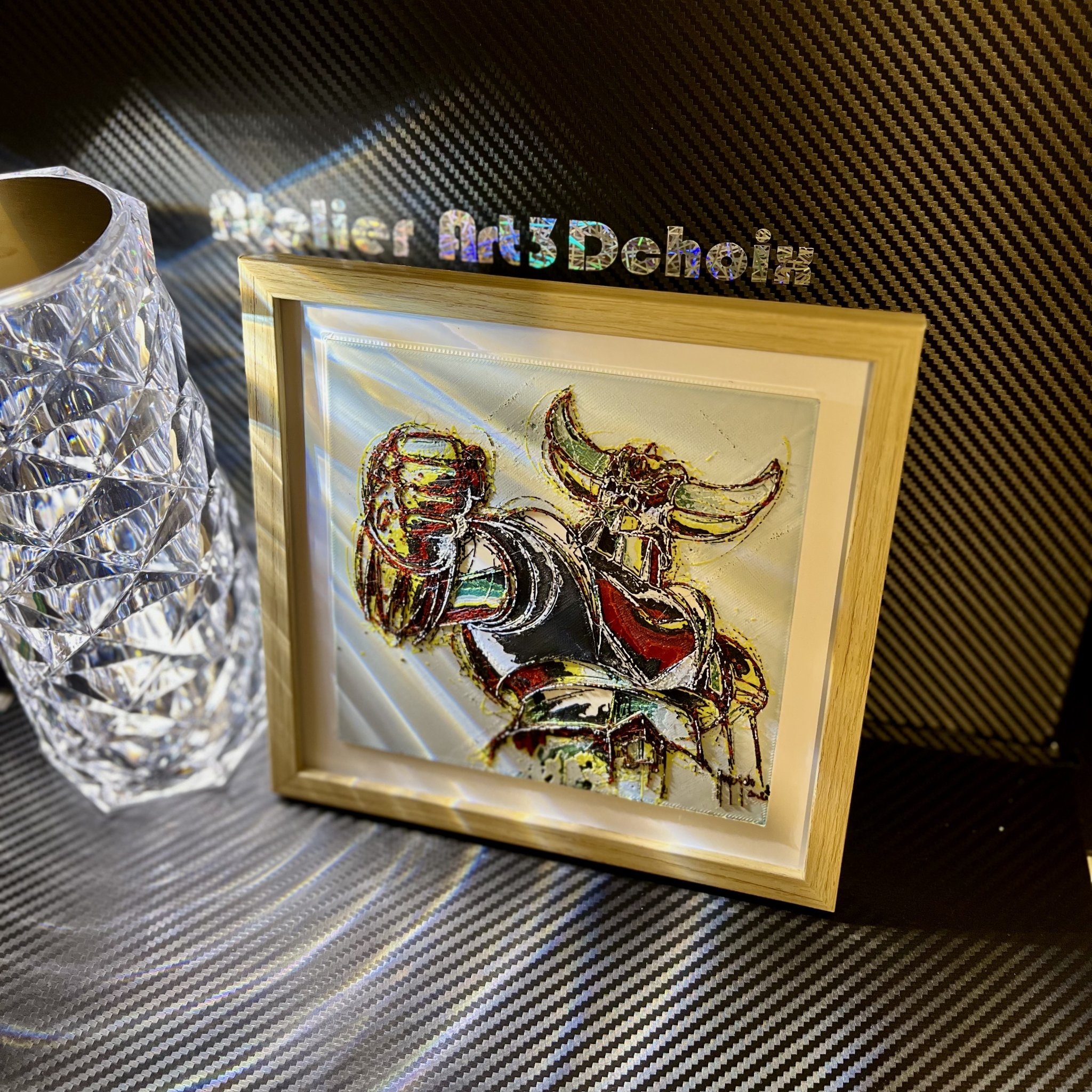 Mô hình Goldorak Lithophane tương thích với mọi máy in