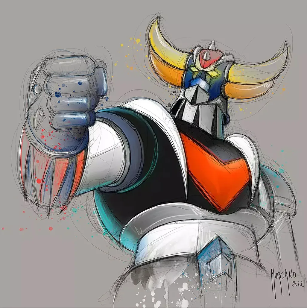 Mô hình Goldorak Lithophane tương thích với mọi máy in