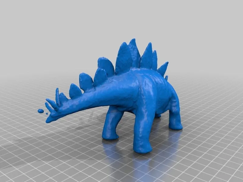 Mô hình khủng long Stegosaurus quét 3D bằng MakerBot