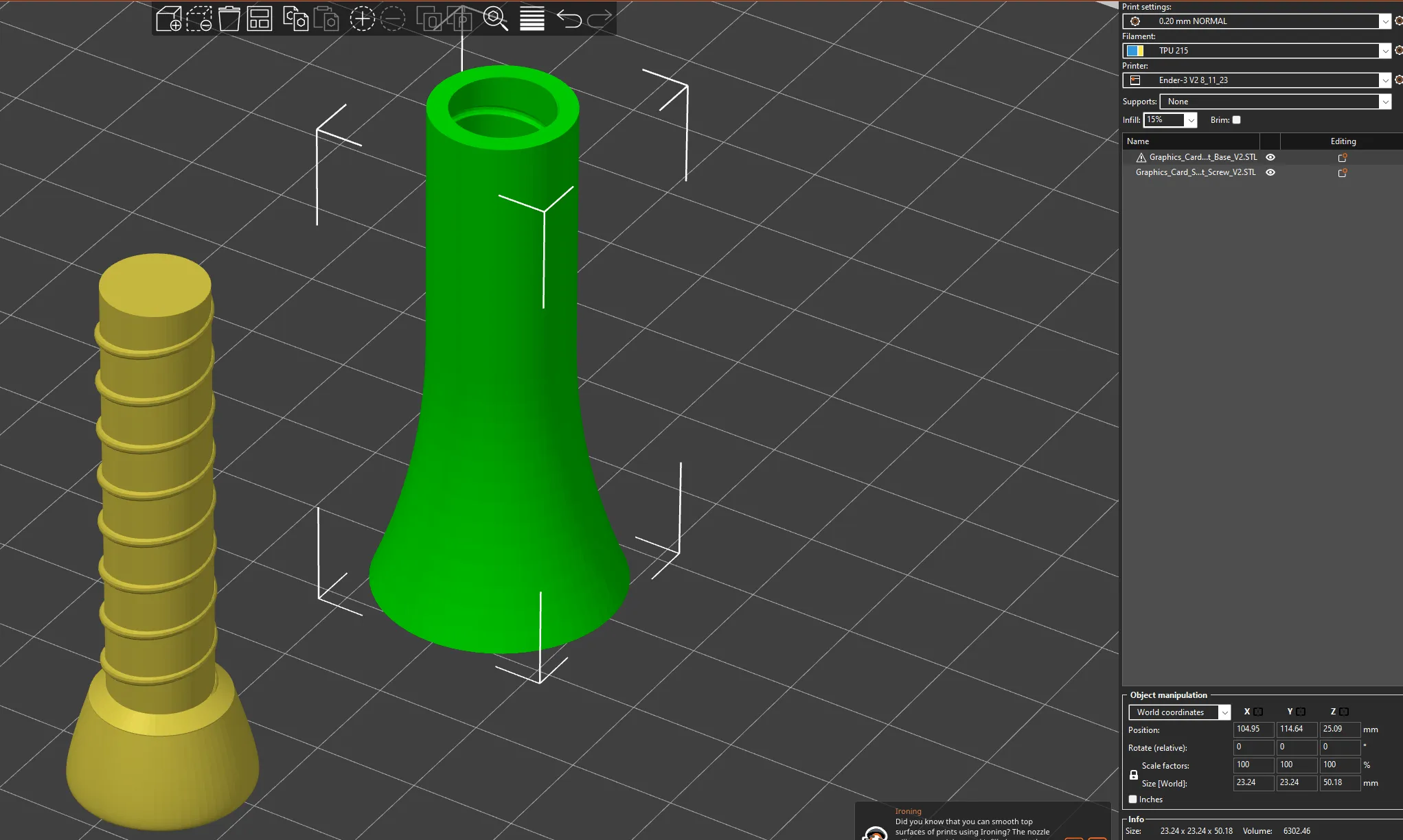 Vít hỗ trợ card đồ họa cho khoảng cách 60 đến 120mm