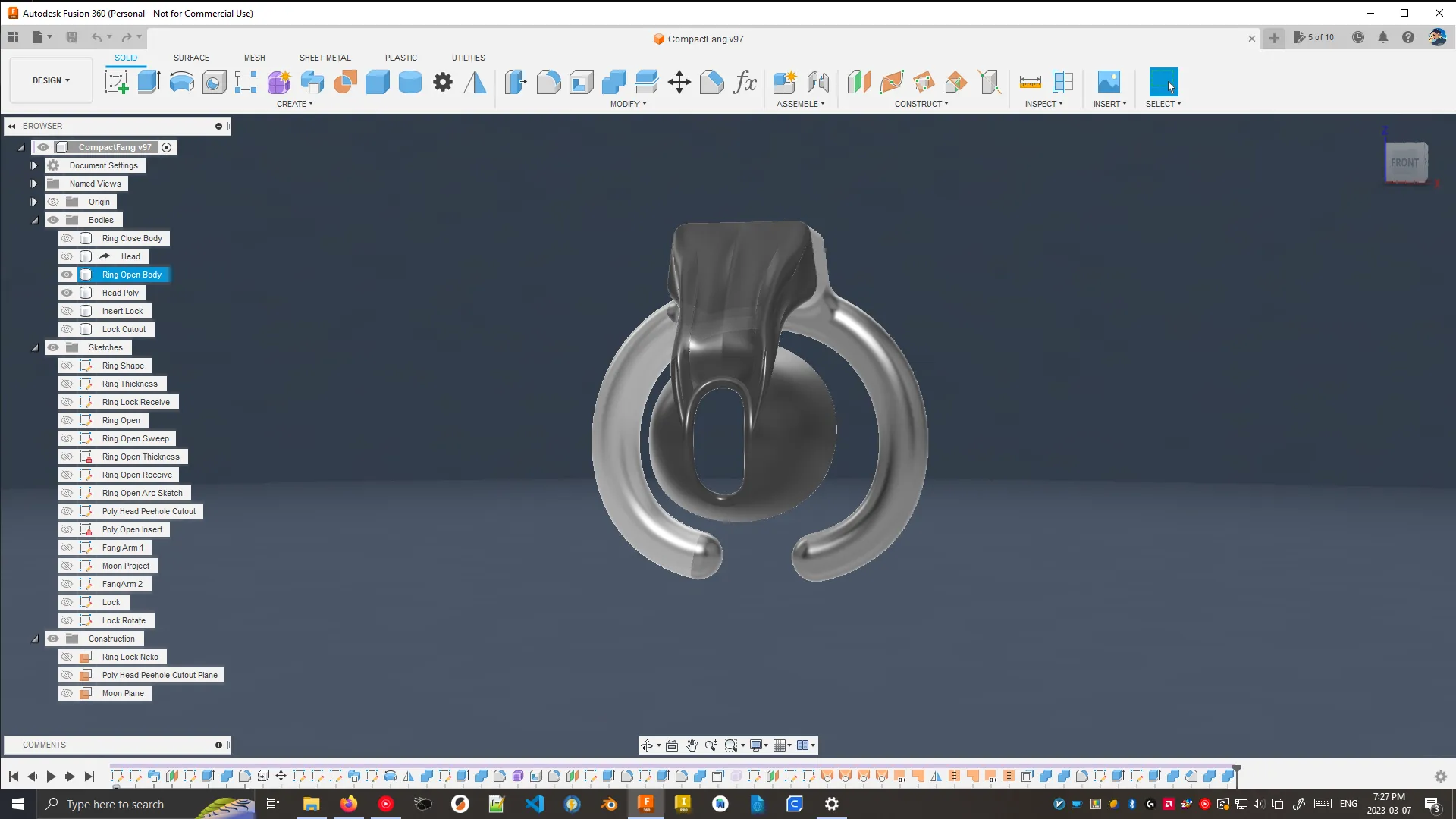 Cage giữ gìn sự trong trắng Compact Fang