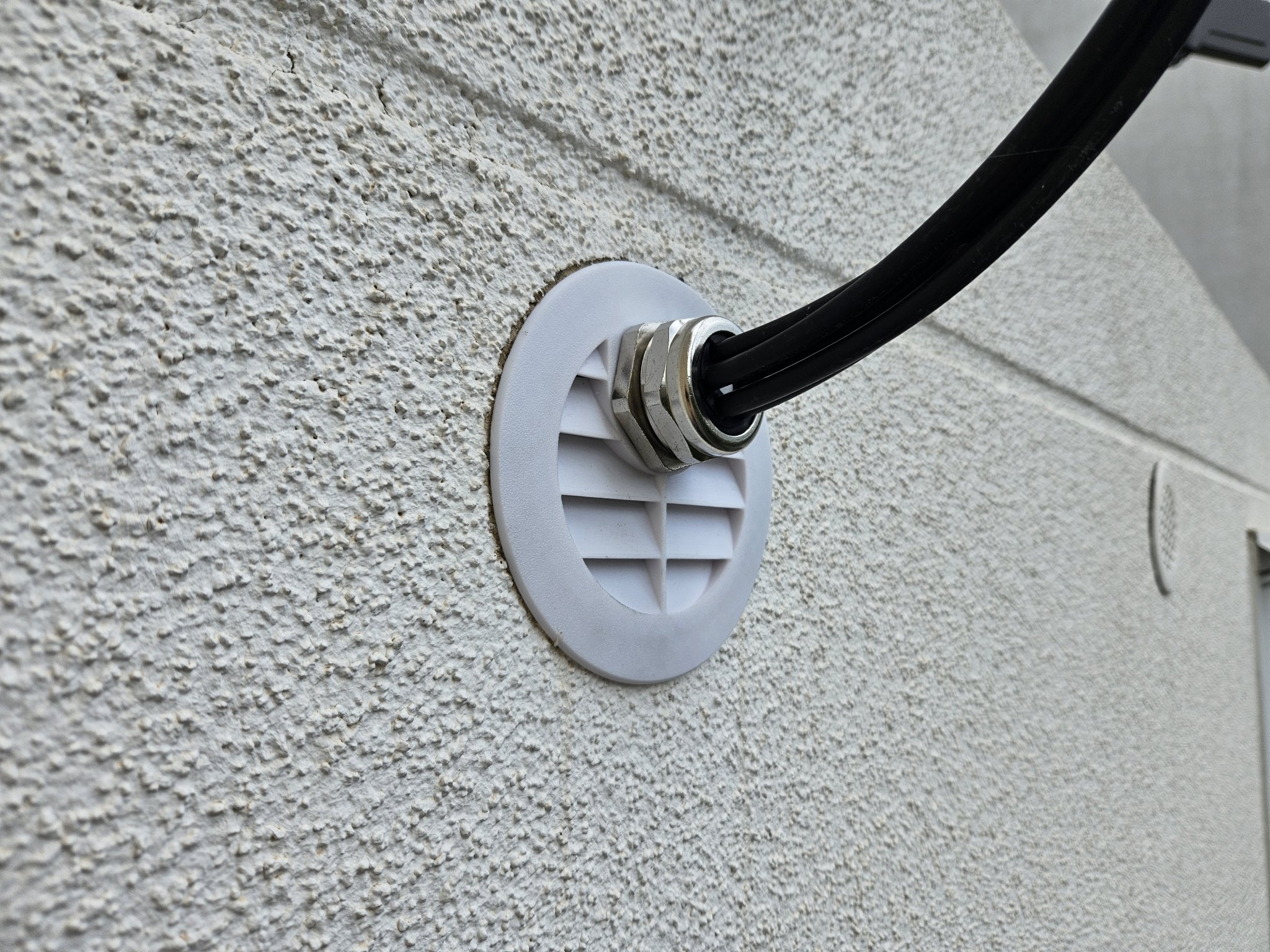 Cáp thông gió cho lỗ thông gió garage 90mm