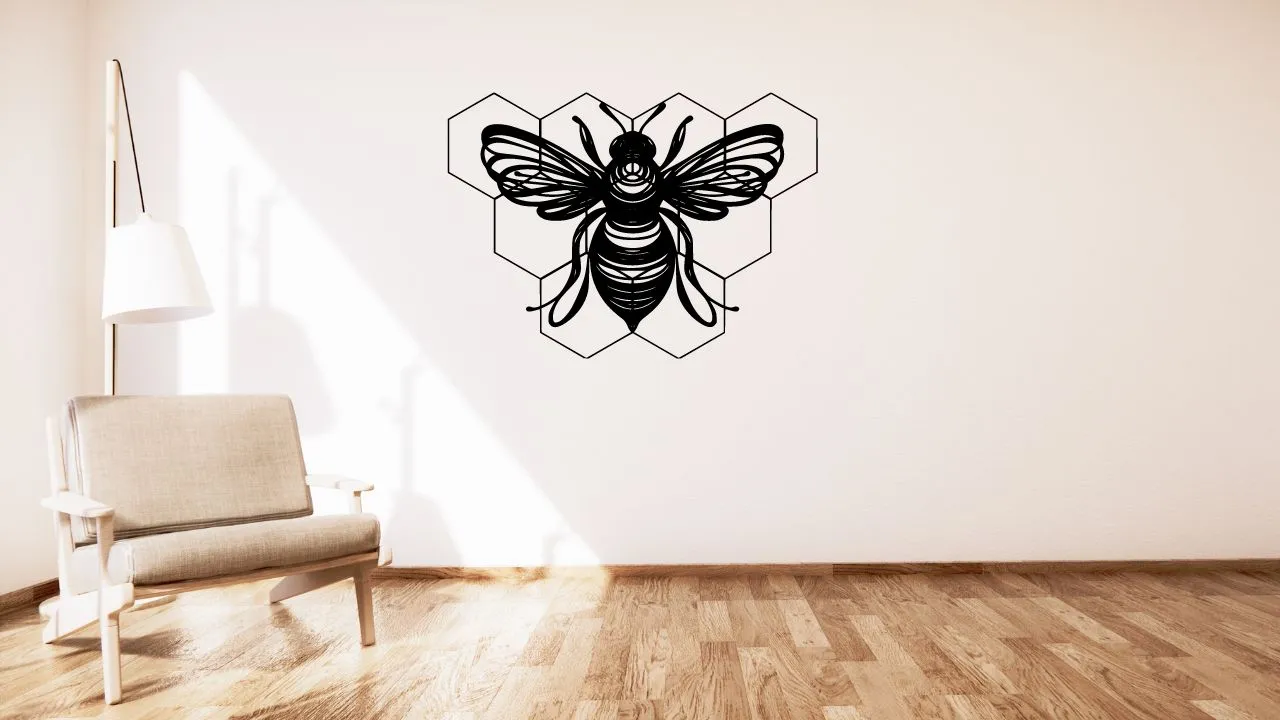 Trang trí tường bumblebee phong cách tối giản