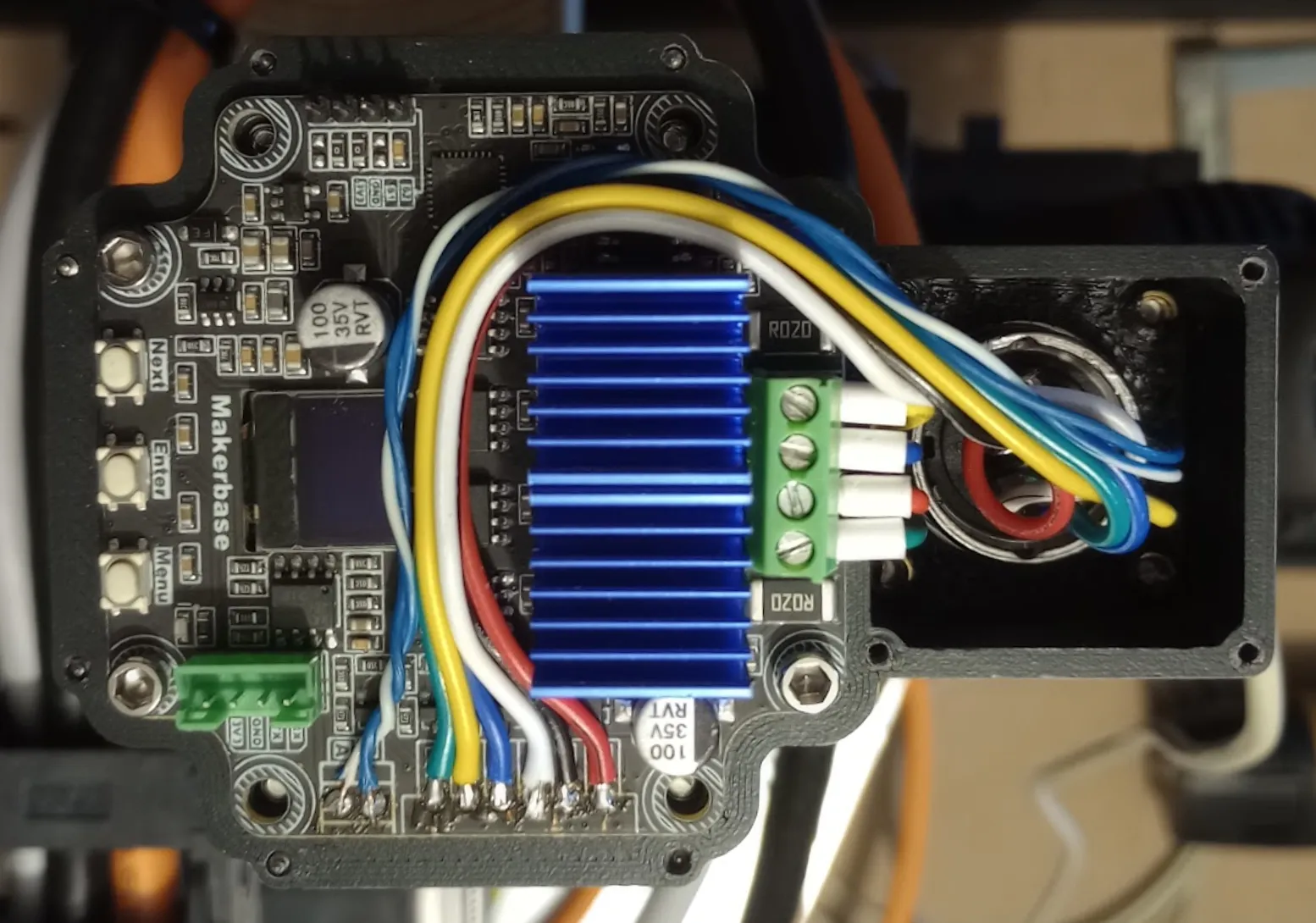 Vỏ bảo vệ servo Nema23 SERVO57C với đầu nối