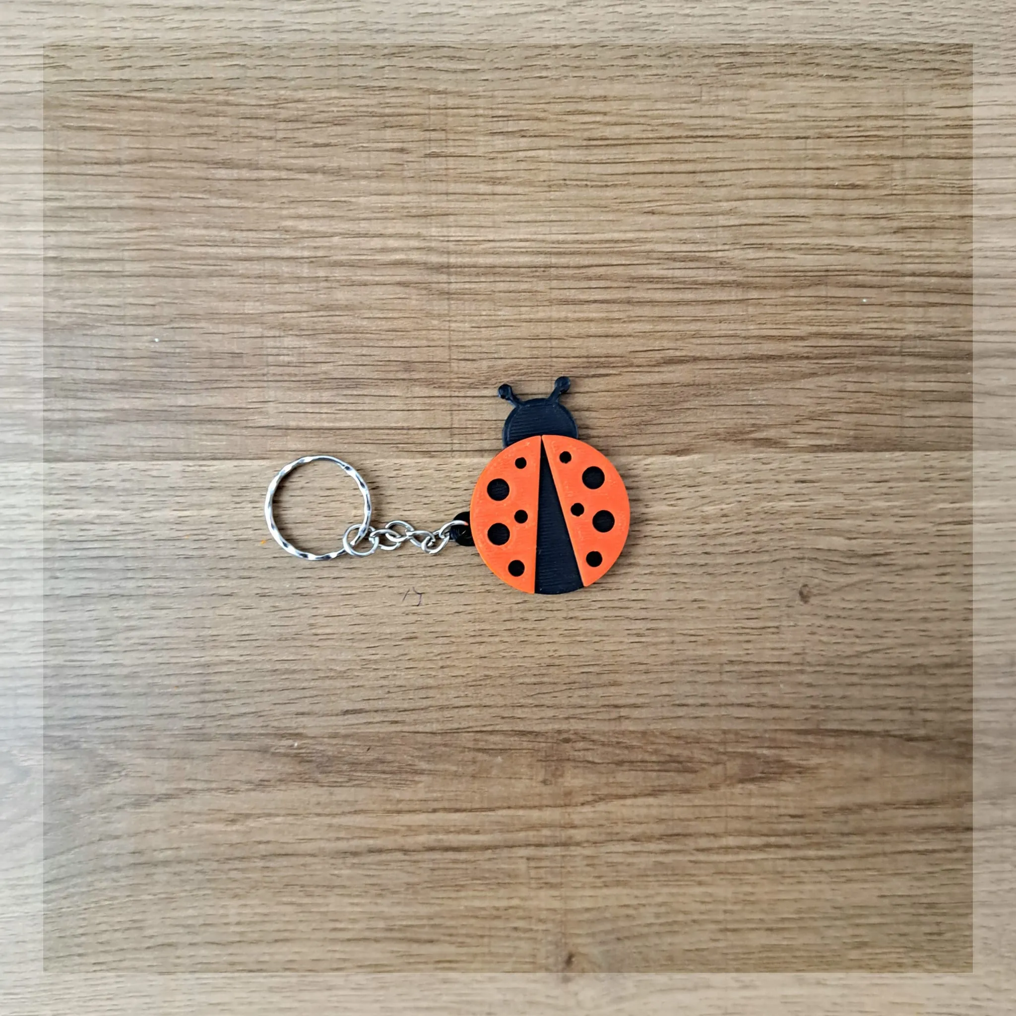 Móc khóa bọ rùa dễ thương in 3D