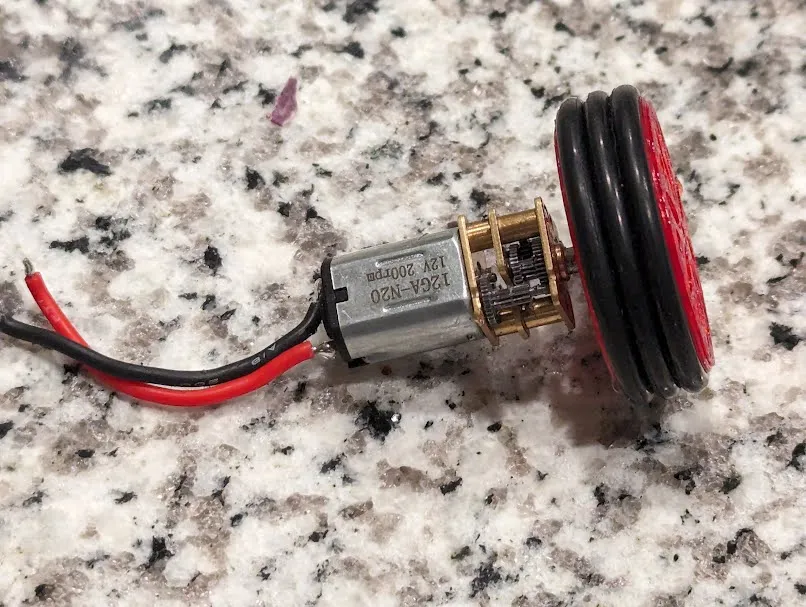 Mâm xe 30mm cho bánh xe 32mm 2 hoặc 3 O ring cho robot chiến đấu 150g