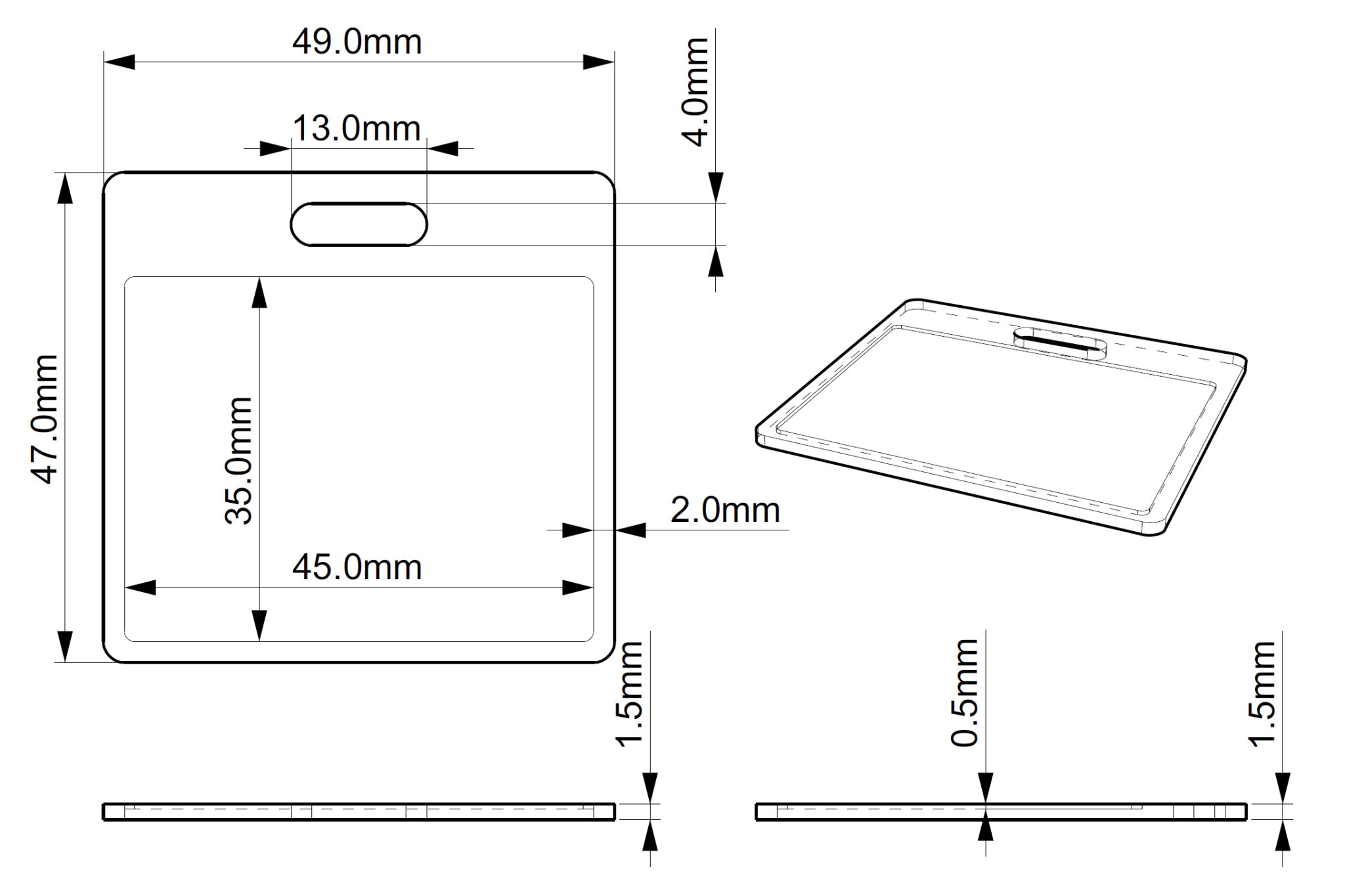 Thẻ tên nhỏ in 3D cho sự kiện và cá nhân