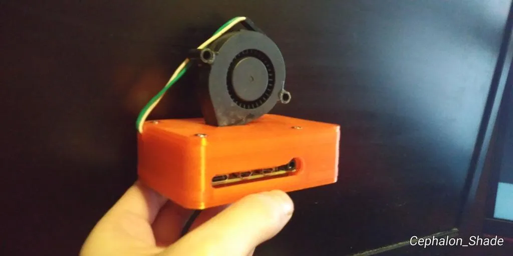 Vỏ Raspberry Pi 4b với tùy chọn quạt 40mm và 5015