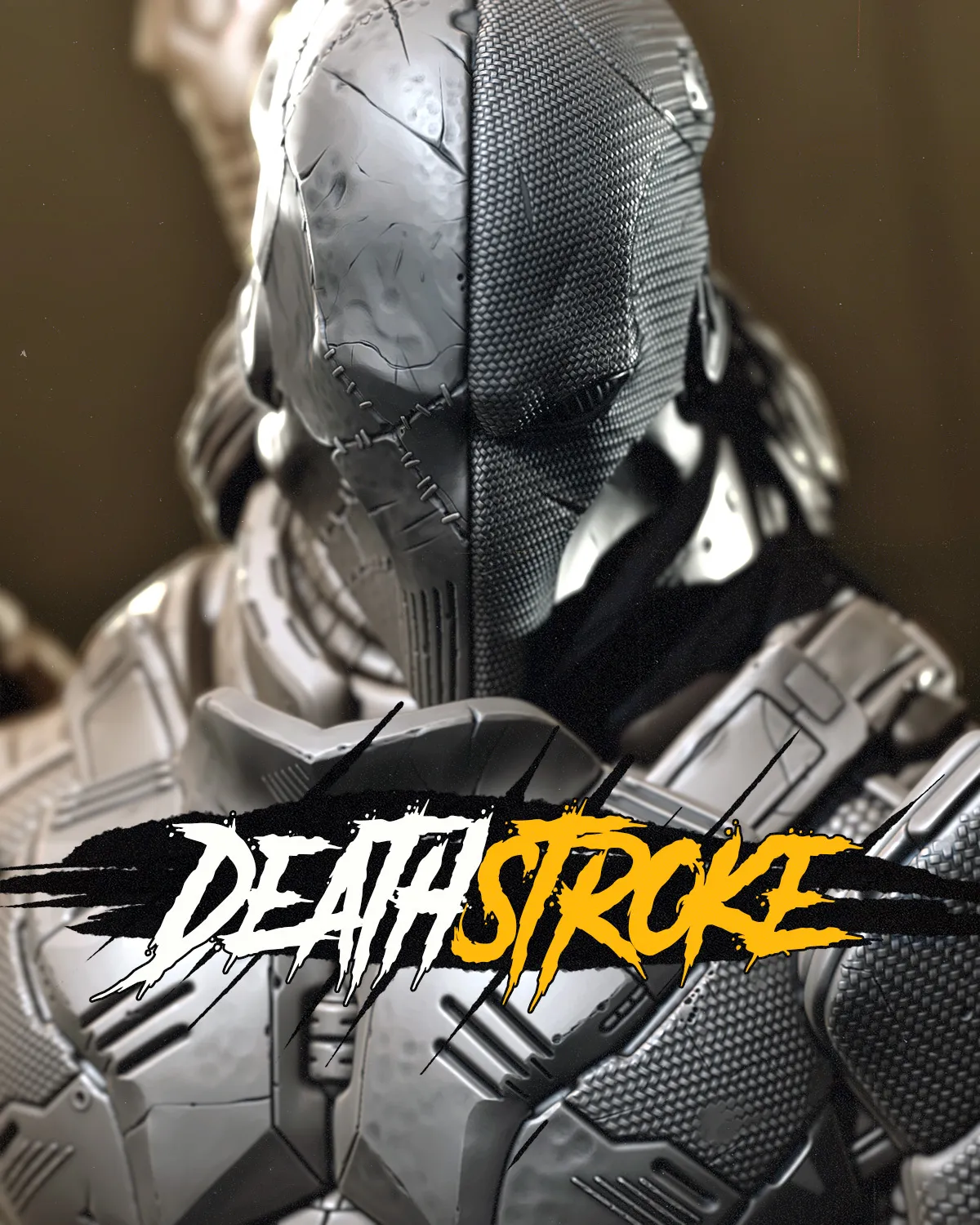 Tượng bán thân Deathstroke hỗ trợ in sẵn
