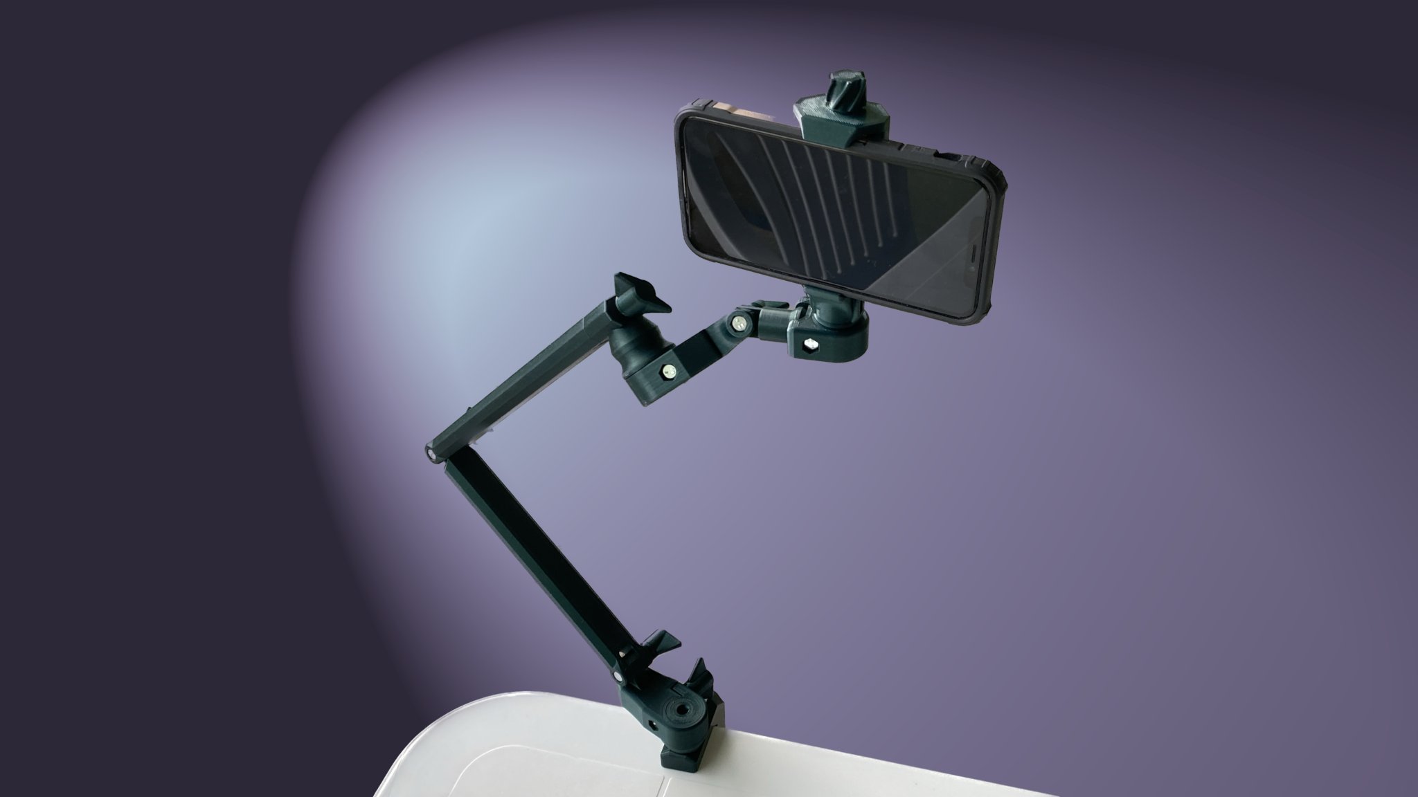 Giá đỡ điện thoại di động có kẹp V2 cải tiến